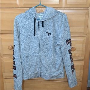 a victoria secret pink sweatshirt